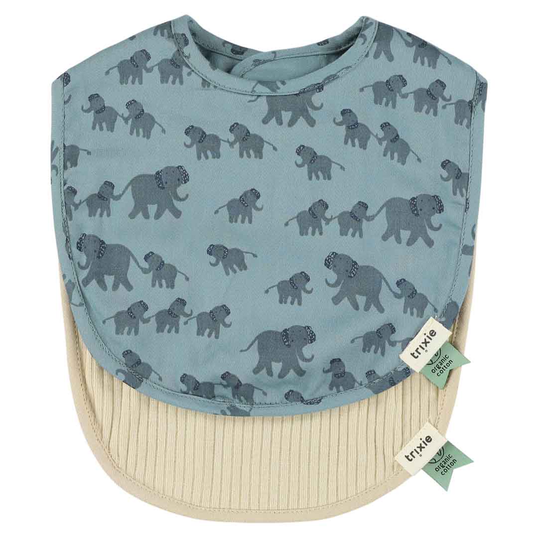 Newborn bib 2-pack mix | Small - Enchanting Elephant